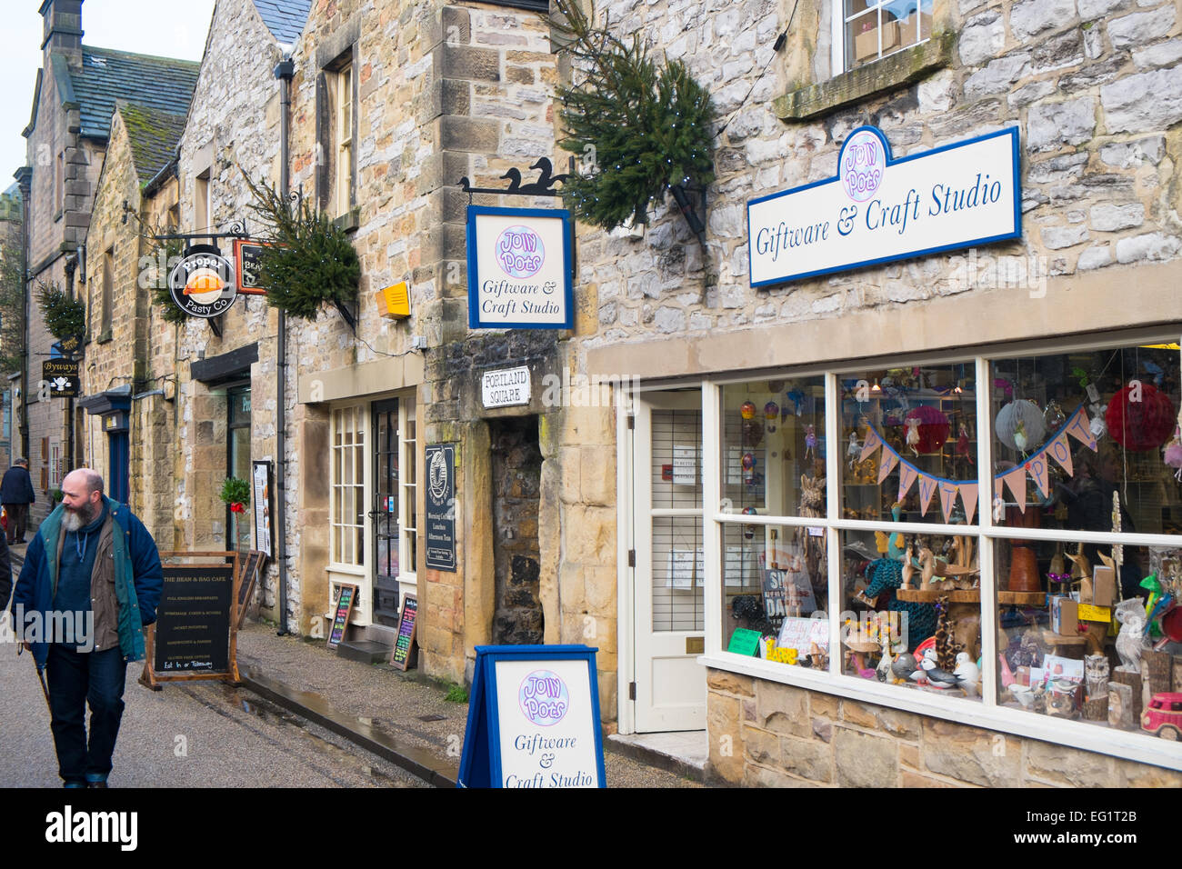 Bakewell, famous market town in Derbyshire,England Stock Photo Alamy