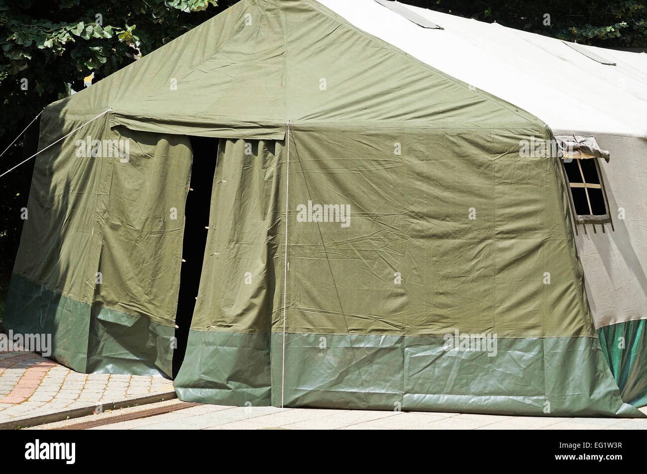 Premium Photo  Very big military tent in the field for placement of  personnel on military range