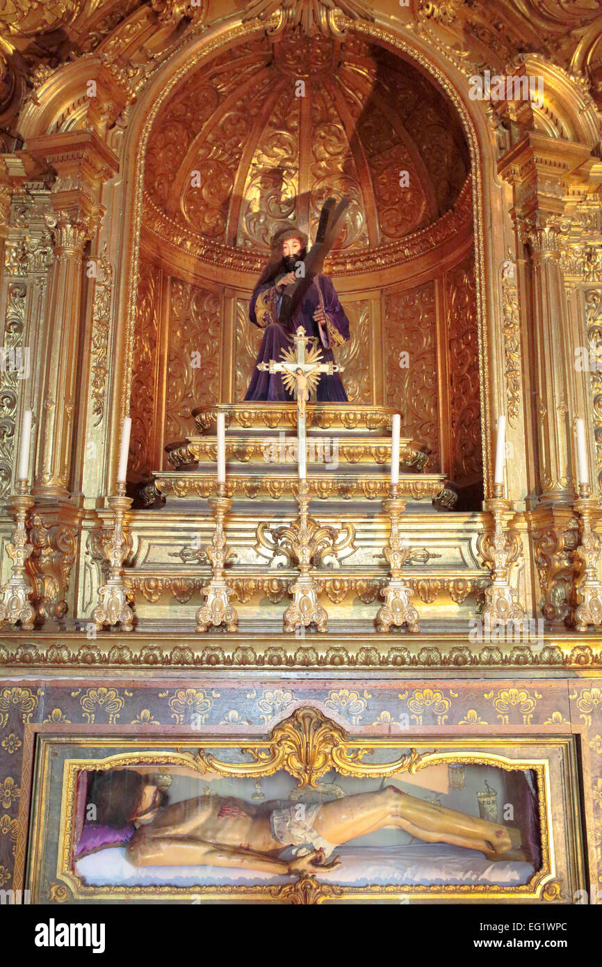 Jeronimos monastery (Hieronymites Monastery), Church of Santa Maria, Lisbon, Portugal Stock Photo
