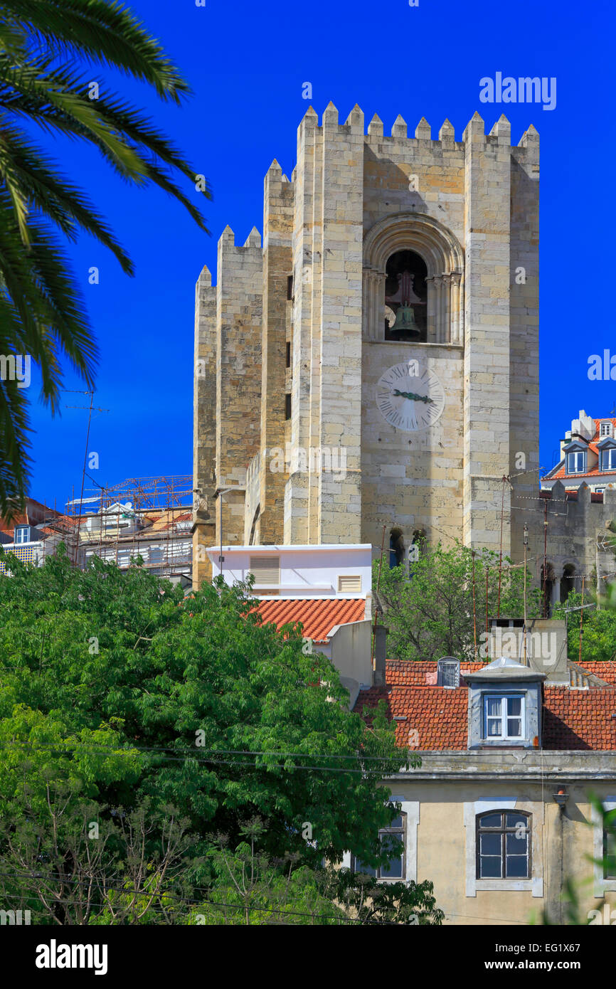 Cathedral (Se de Lisboa), Lisbon, Portugal Stock Photo