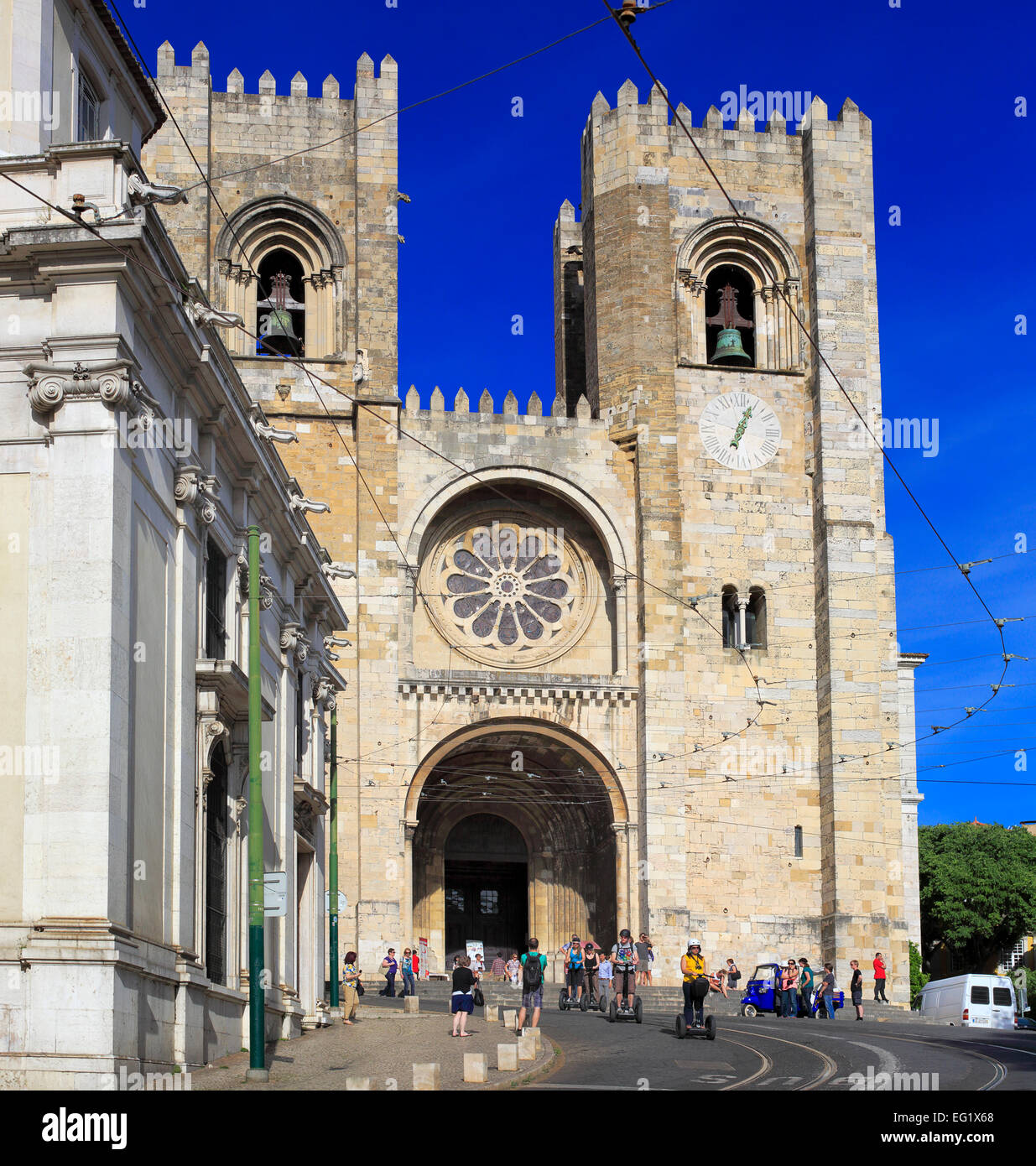 Cathedral (Se de Lisboa), Lisbon, Portugal Stock Photo