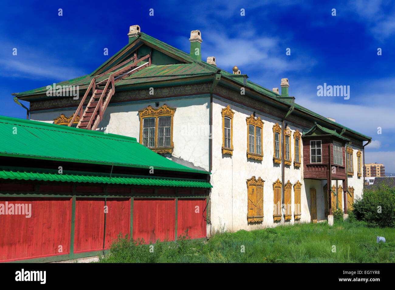 Winter Palace of the Bogd Khan, Ulan Bator, Mongolia Stock Photo