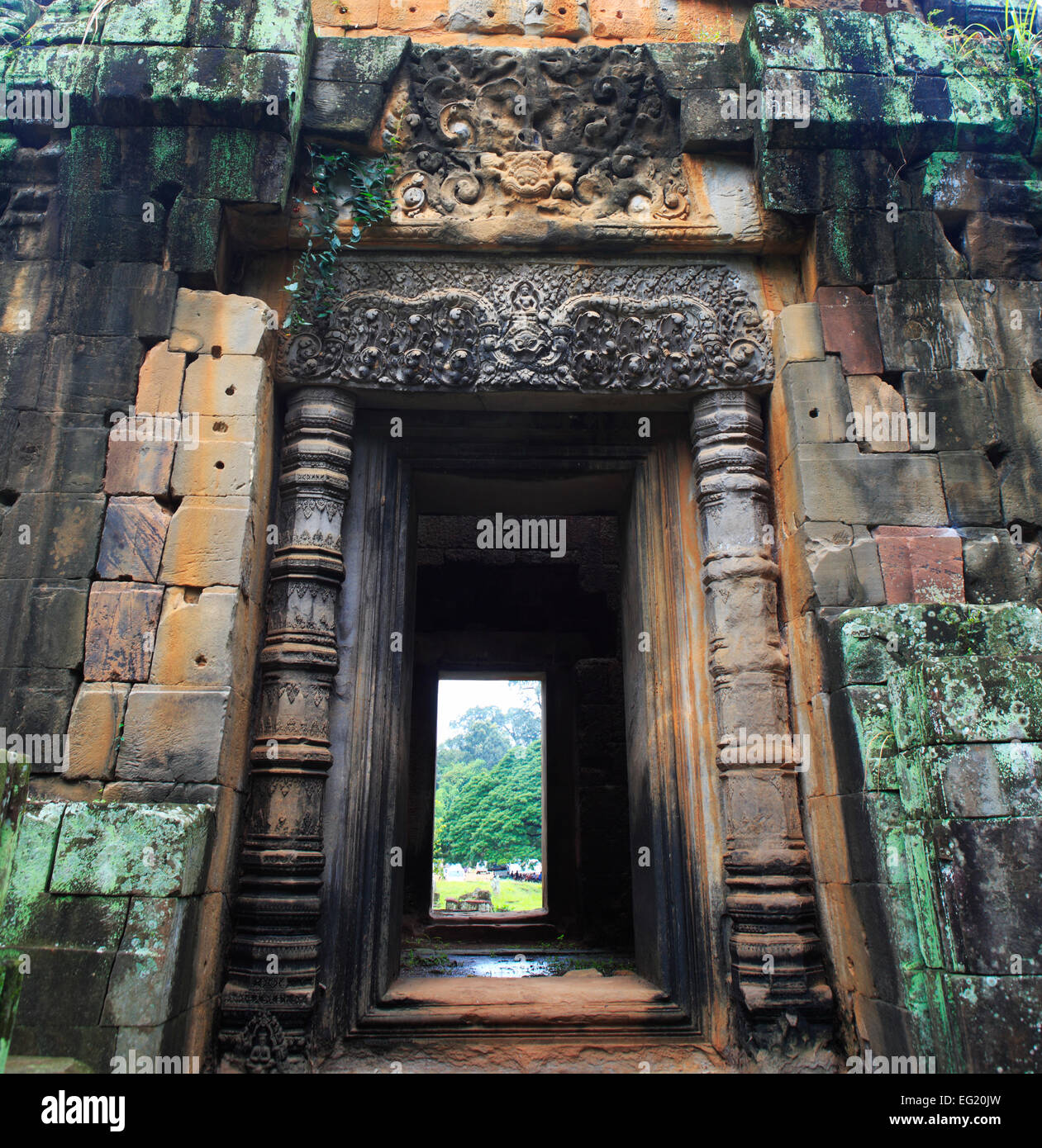 Khleang (10th century), Angkor Thom, Cambodia Stock Photo