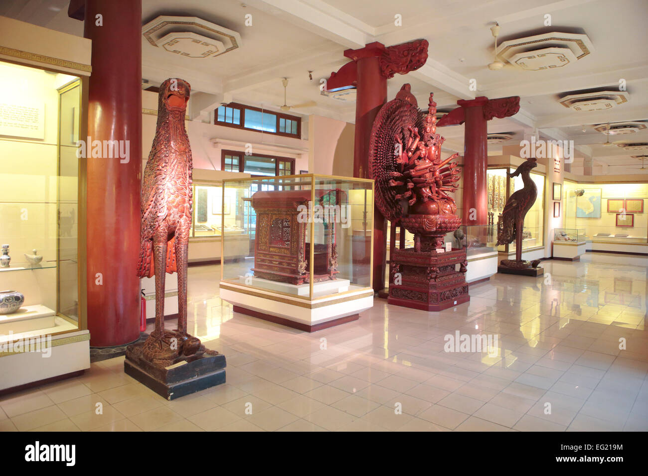 Interior of History museum, Hanoi, Vietnam Stock Photo Alamy