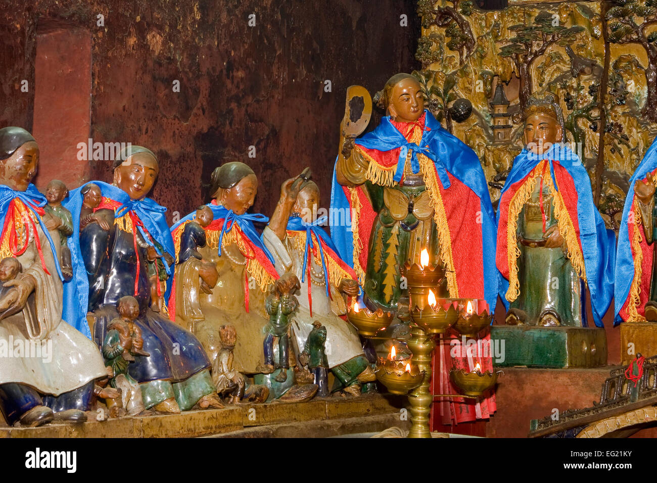 Figures from China in the Jade Pagoda, Ho Chi Minh City, Saigon
