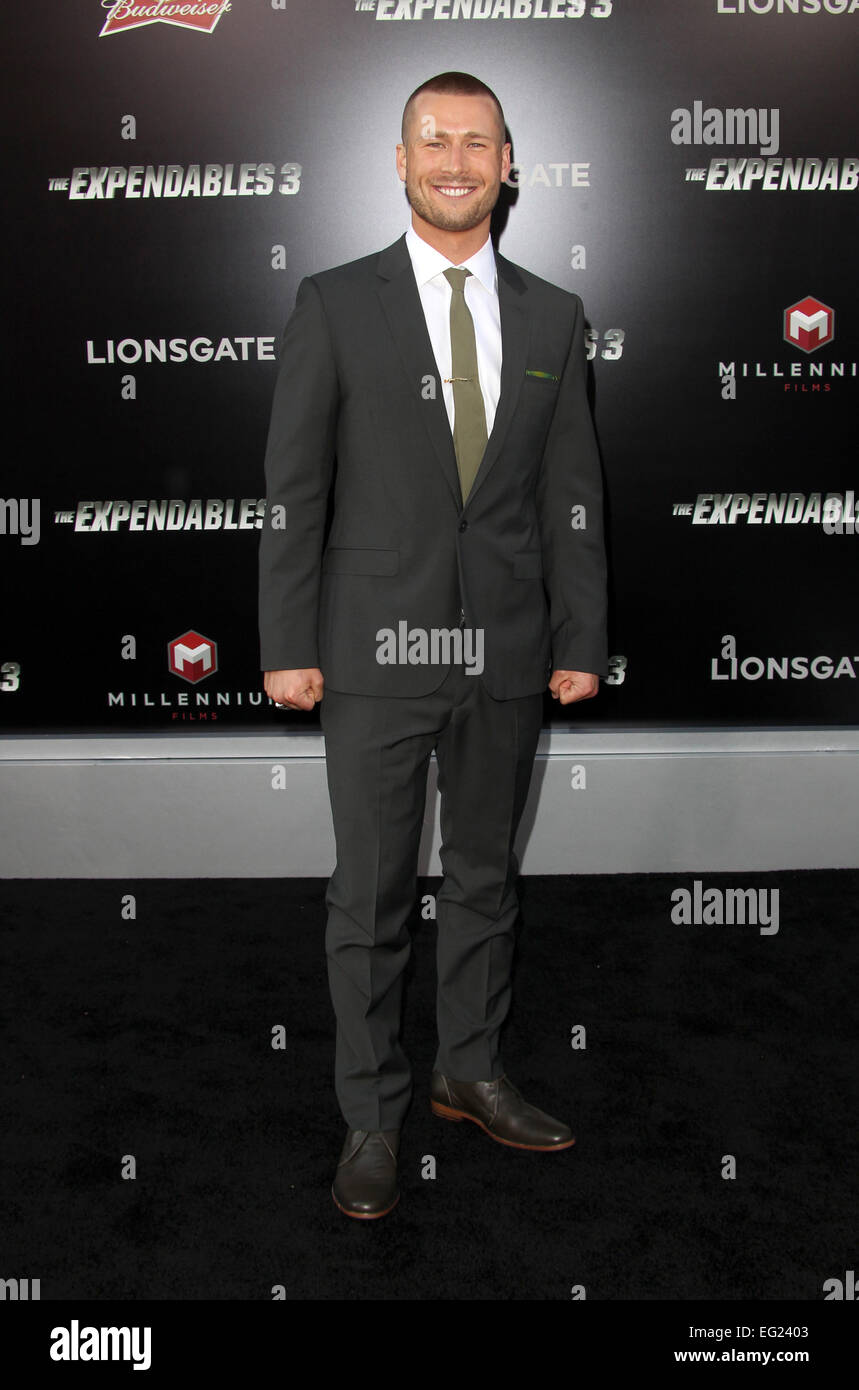 Premiere Of Lionsgate Films&rsquo; &ldquo;The Expendables 3&rdquo; Featuring: Glen Powell