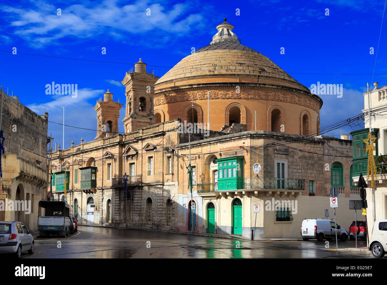 Church of the Assumption of Our Lady, Rotunda of St. Marija Assunta (Mosta Dome), Malta Stock Photo