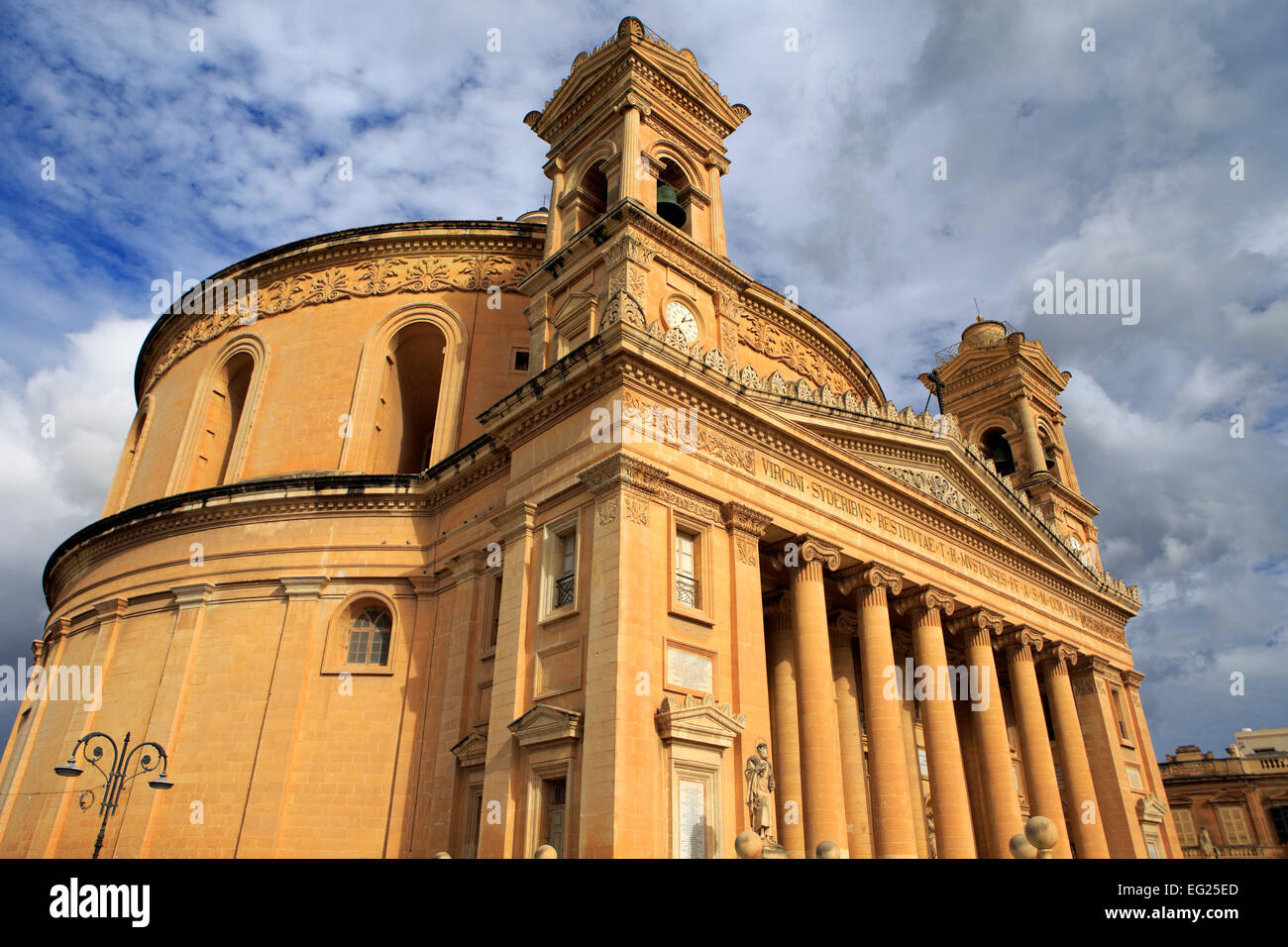 Church of the Assumption of Our Lady, Rotunda of St. Marija Assunta (Mosta Dome), Malta Stock Photo