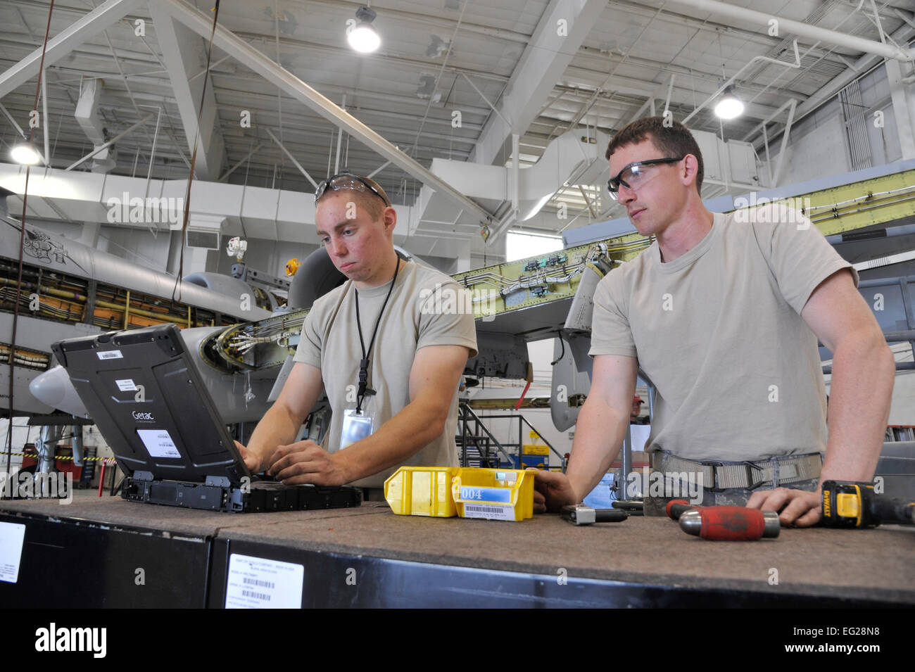 Airman 1st Class Lawrence Bowman, Detachment 303 Aircraft Maintenance ...