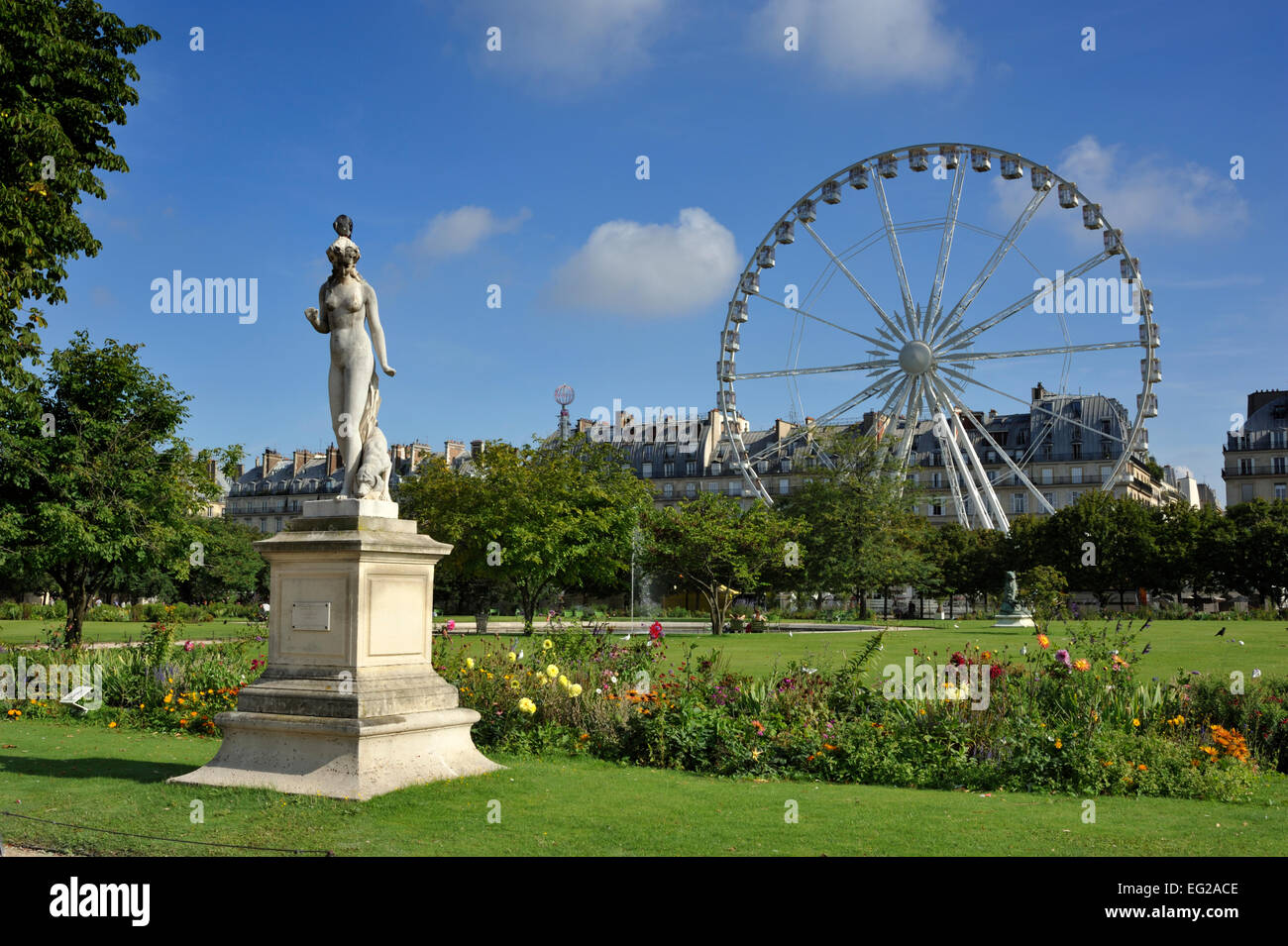 Paris, Jardin des Tuileries Stock Photo