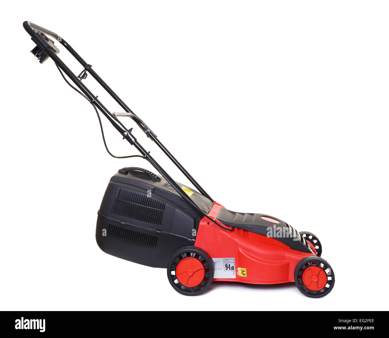 Lawn Mower, Cut Out. Stock Photo