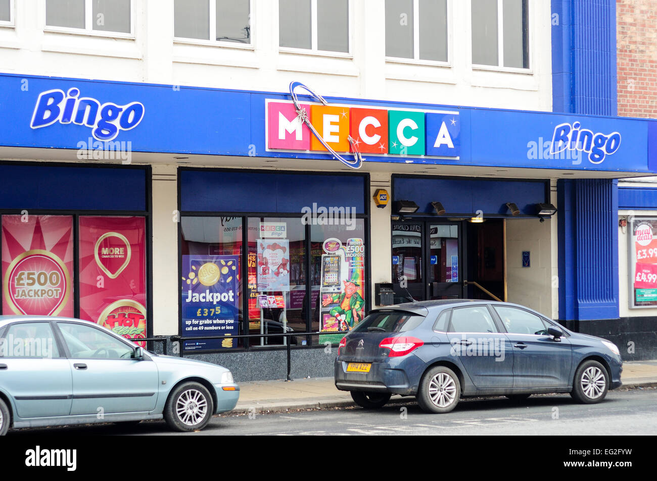 Rotherham,South Yorkshire ,UK. Mecca Bingo Hall . Stock Photo