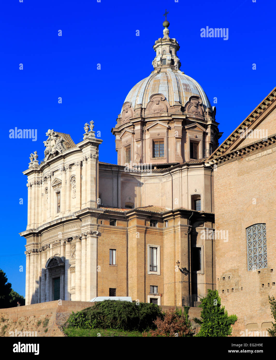 Santi Luca e Martina church, Roman Forum, Rome, Italy Stock Photo