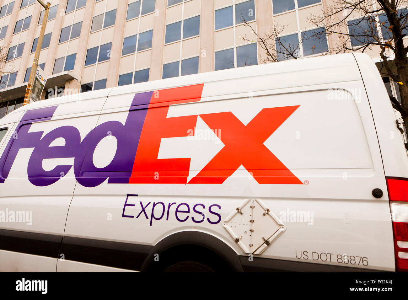 Fedex express truck hires stock photography and images Alamy