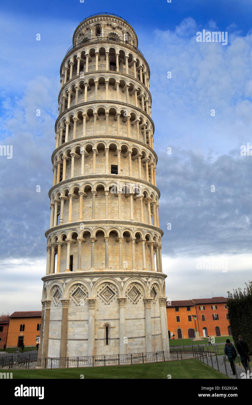 Leaning Tower, Piazza dei Miracoli, Pisa, Tuscany, Italy Stock Photo