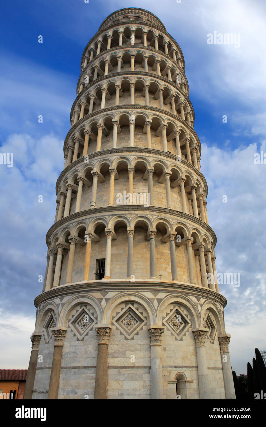 Leaning Tower, Piazza dei Miracoli, Pisa, Tuscany, Italy Stock Photo