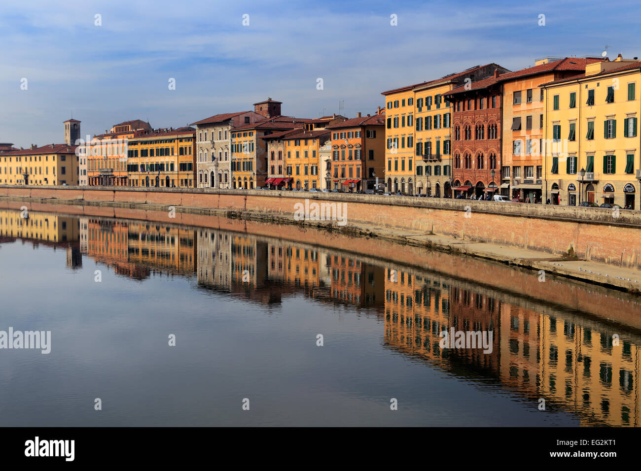 Arno river, Pisa, Tuscany, Italy Stock Photo