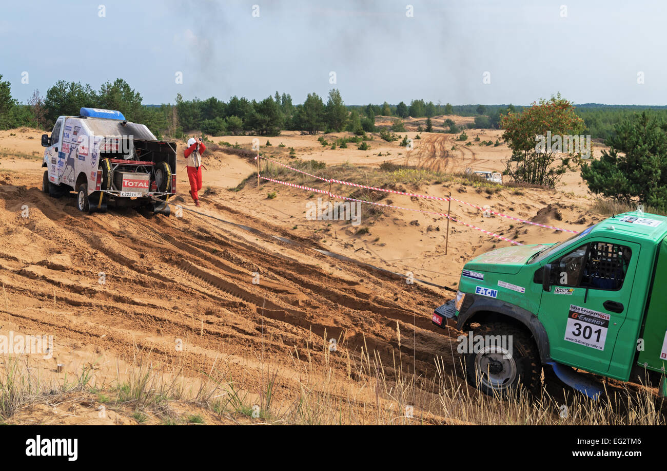 Baha Races Races on a rally-raid on sandy dunes. Rally-raid Baha