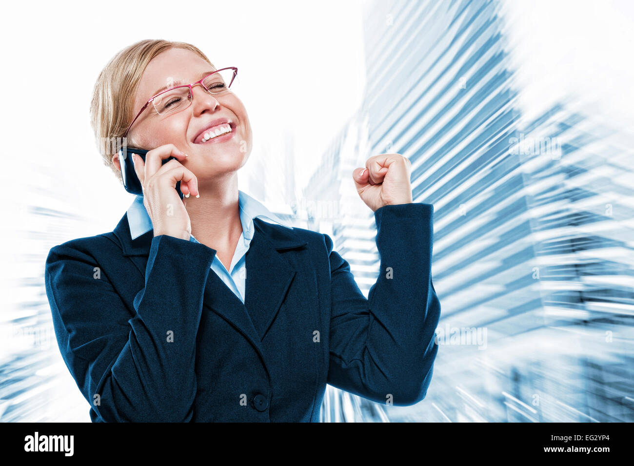 Portrait of young beautiful woman on color back Stock Photo - Alamy