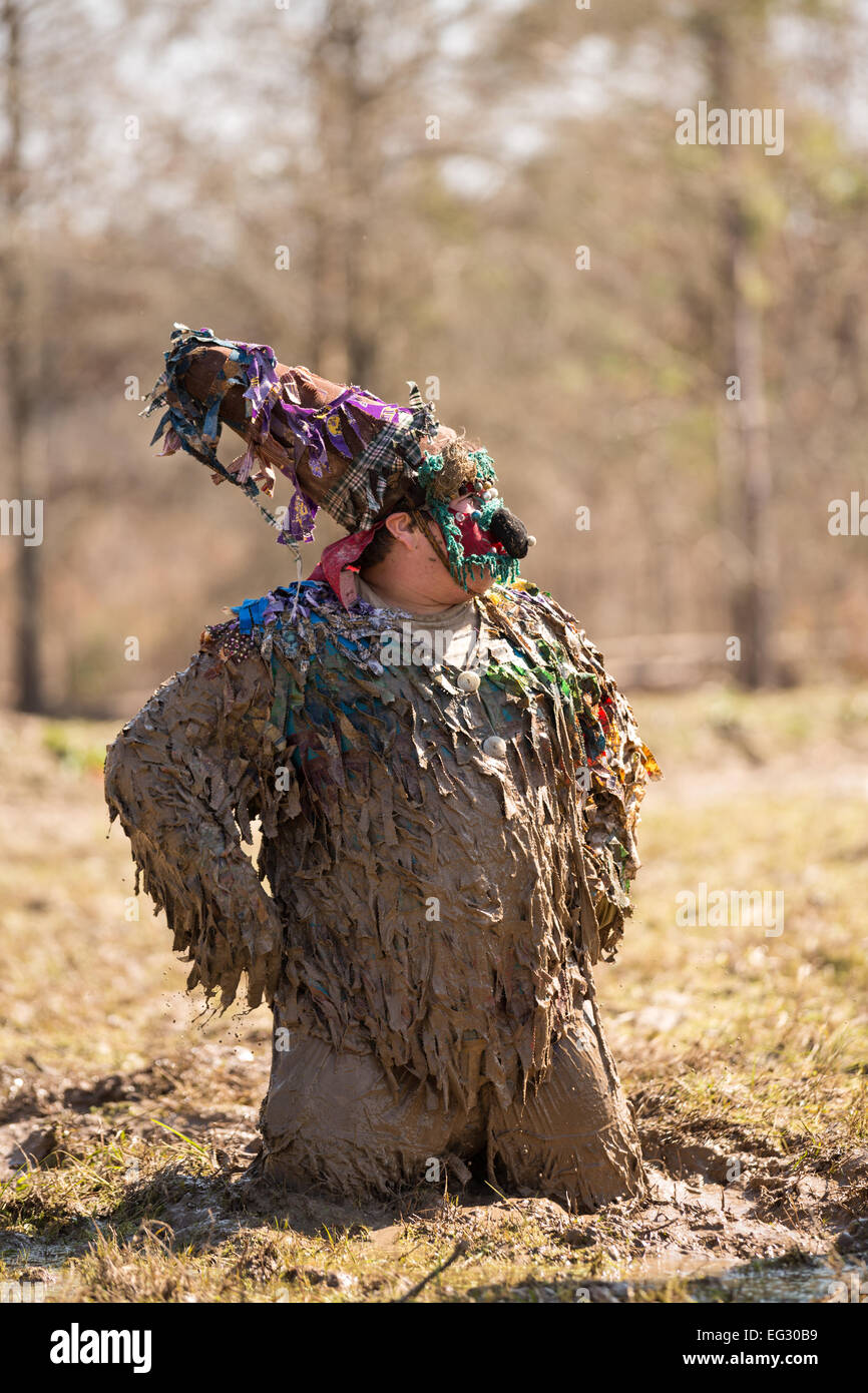 traditional cajun mardi gras costume