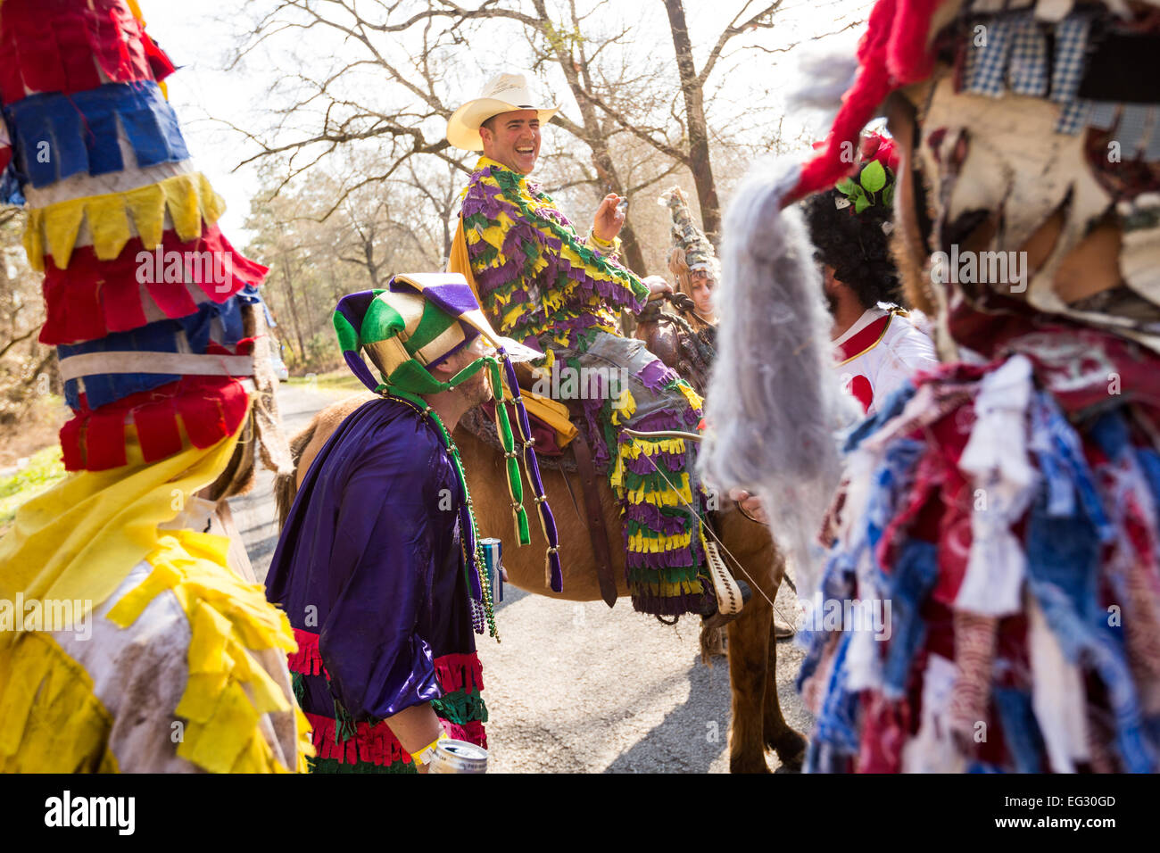 traditional cajun mardi gras costume