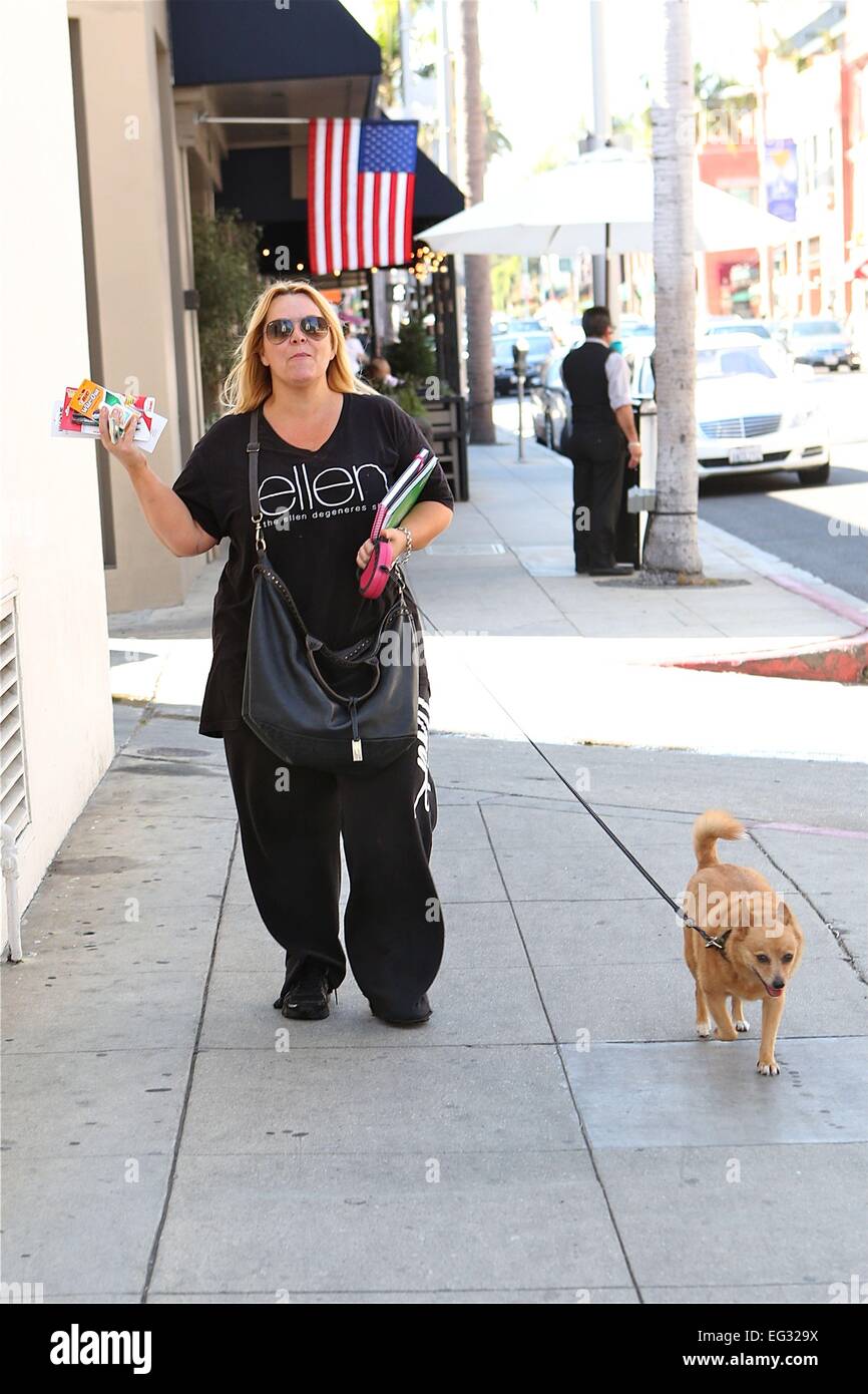 Australian actress Ajay Rochester seen leaving a Beverly Hills ...