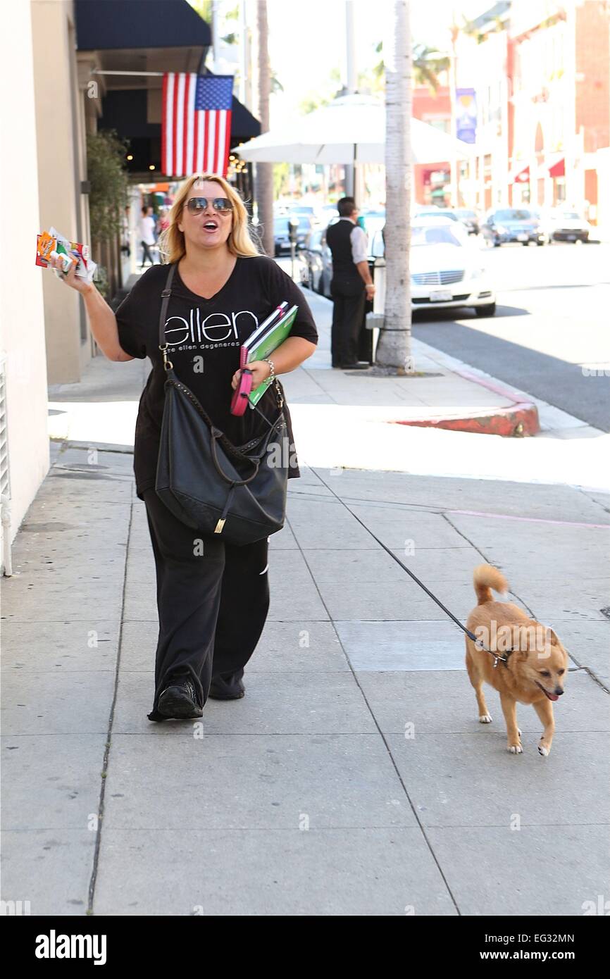 Australian actress Ajay Rochester seen leaving a Beverly Hills ...