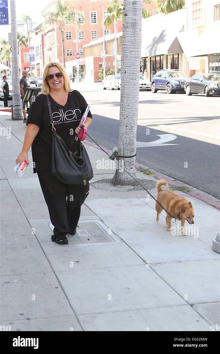 Australian actress Ajay Rochester seen leaving a Beverly Hills ...