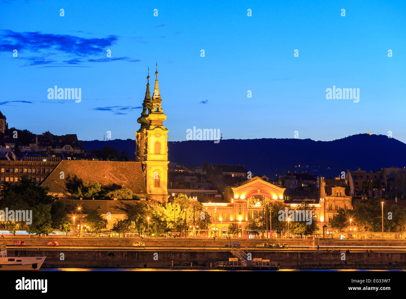 Skyline sunset view budapest hi-res stock photography and images - Alamy