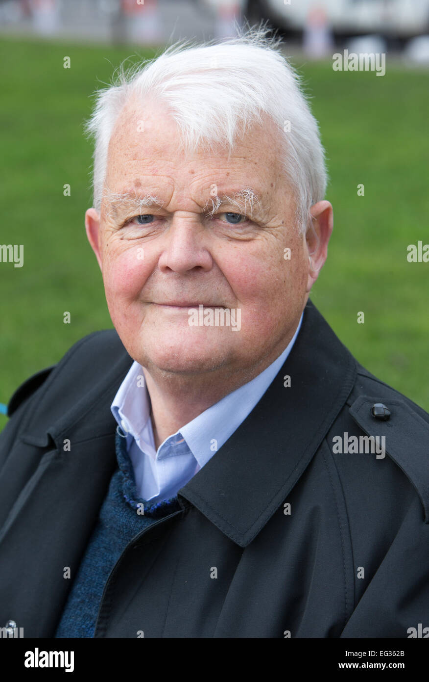 Bruce Kent Political activist and Peace Campaigner Stock Photo
