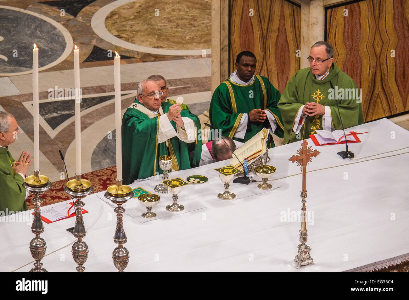 Holy mass with the new cardinals hi-res stock photography and images ...