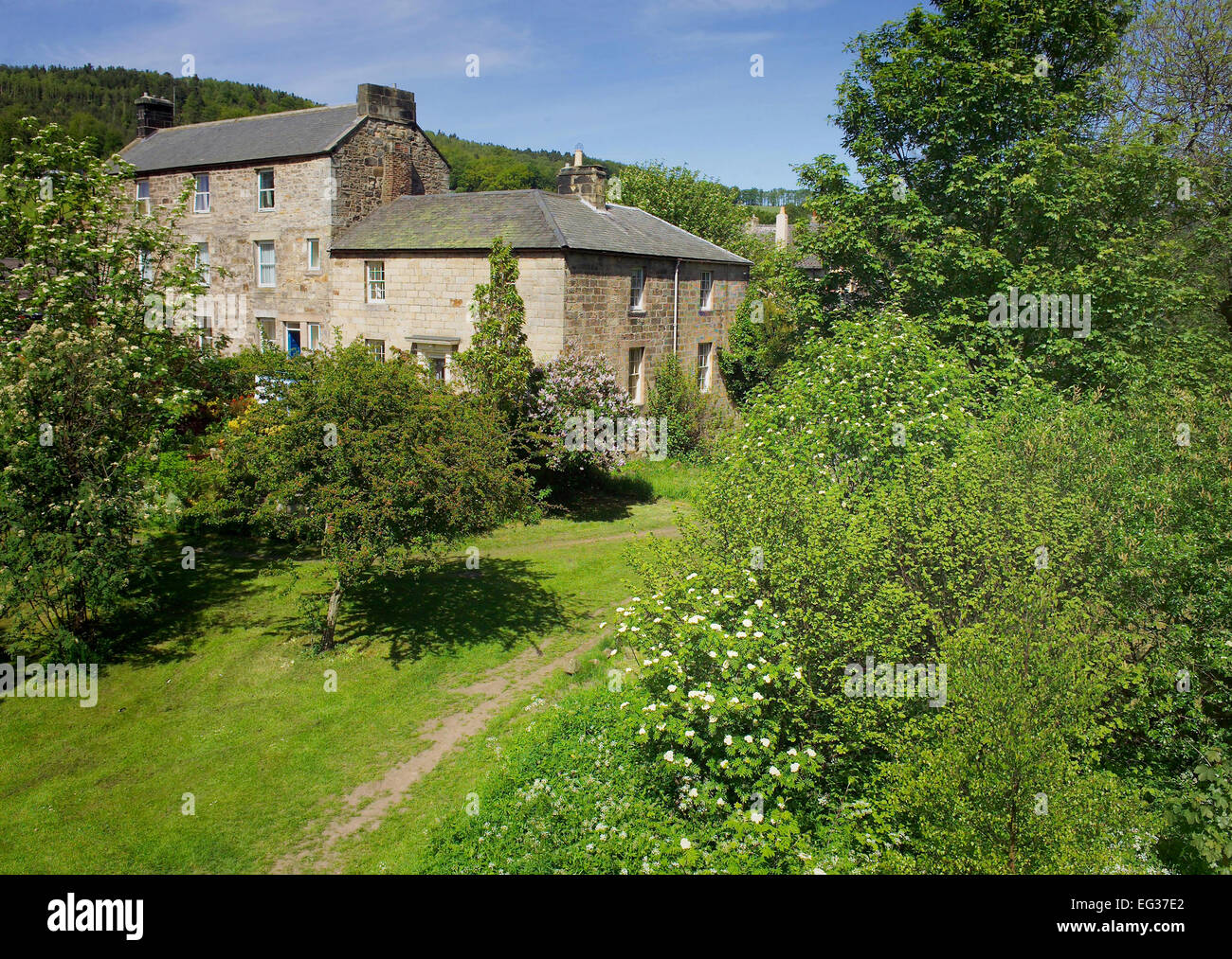 Rothbury, Northumberland Stock Photo Alamy