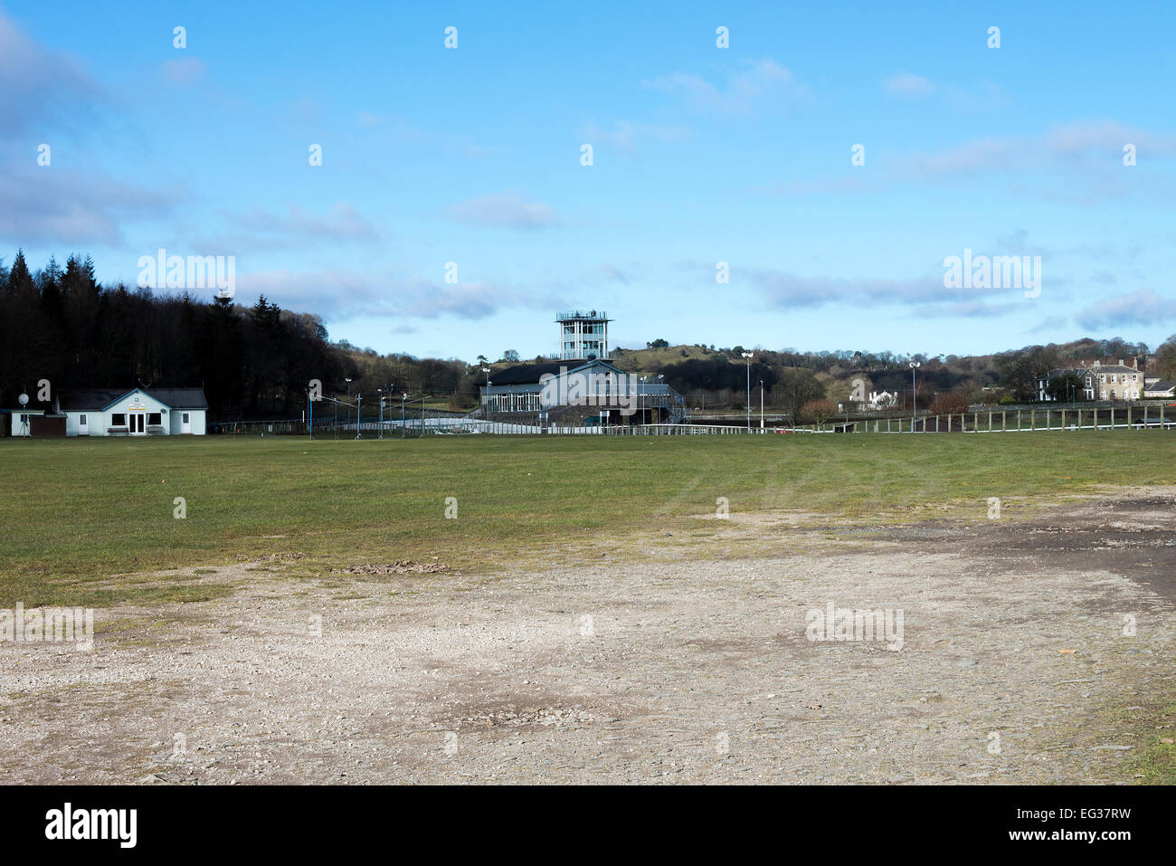 The Lovely National Hunt Racecourse at Cartmel Cumbria England United ...