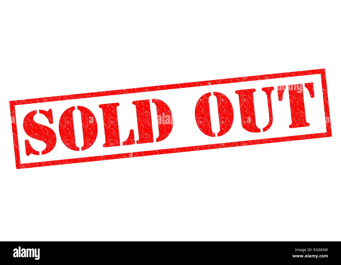 SOLD OUT red Rubber Stamp over a white background Stock Photo - Alamy