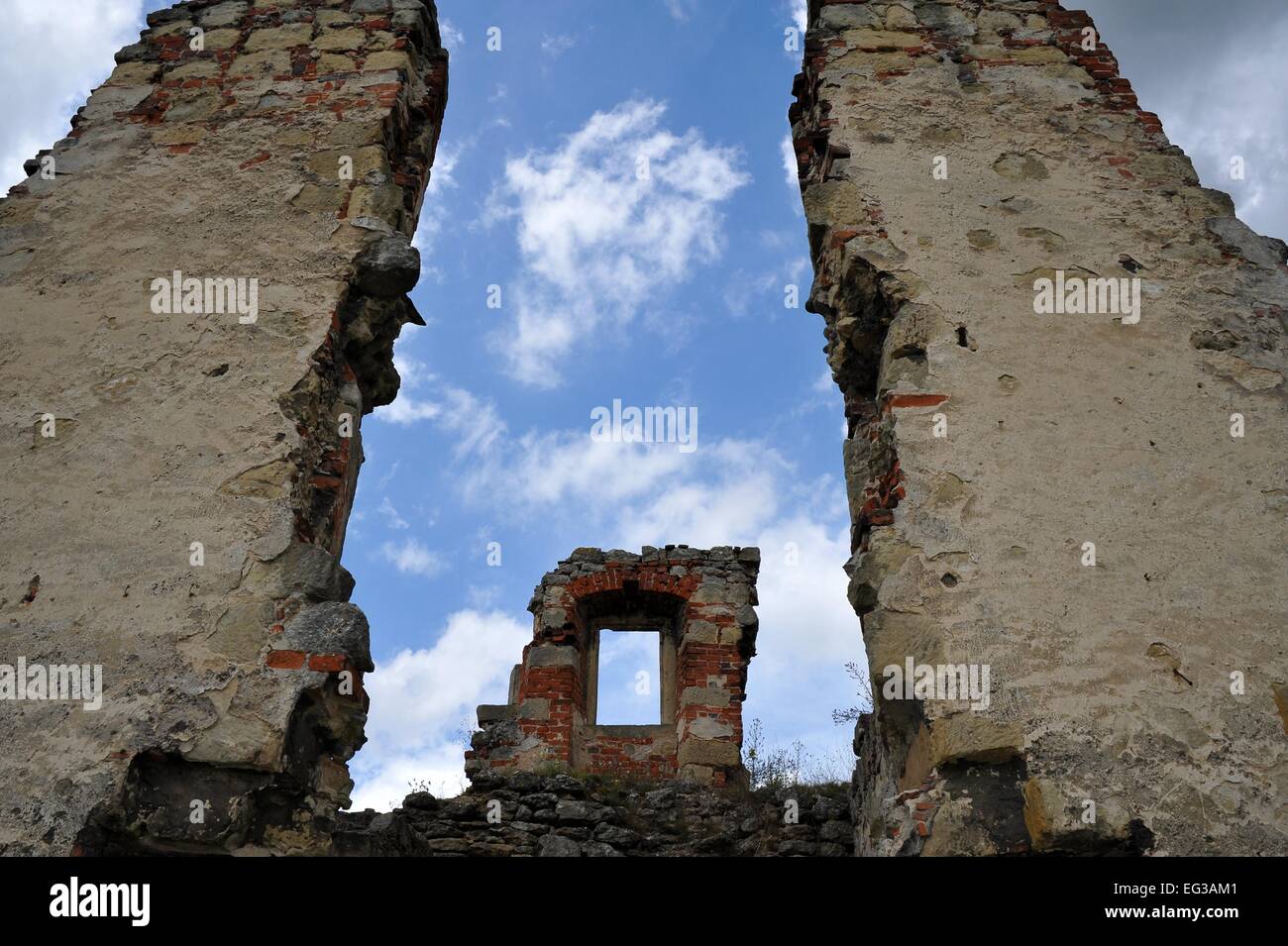 Castle Ruins Stock Photo