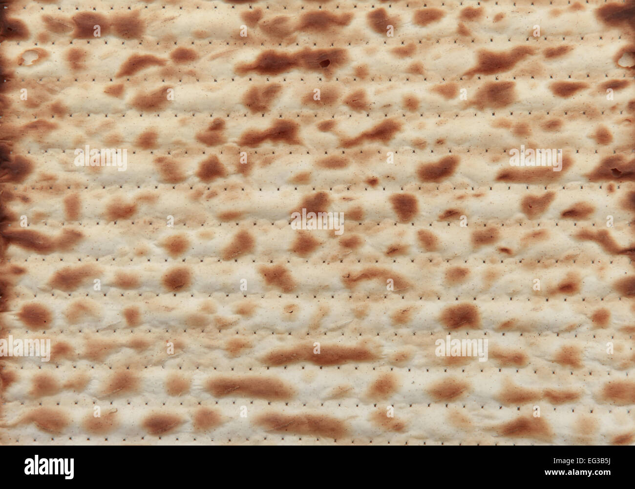 Traditional Jewish holiday food - Passover matzo background Stock Photo
