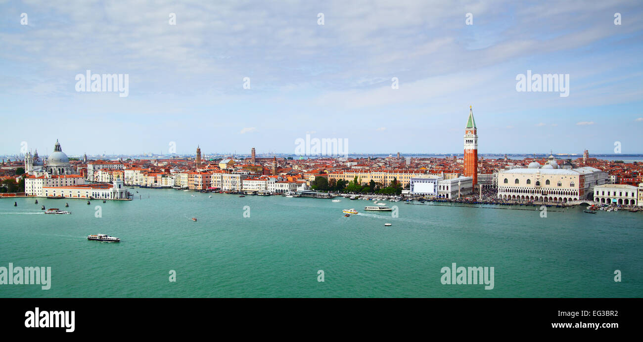 Panoramic view of Venice, Italy Stock Photo - Alamy