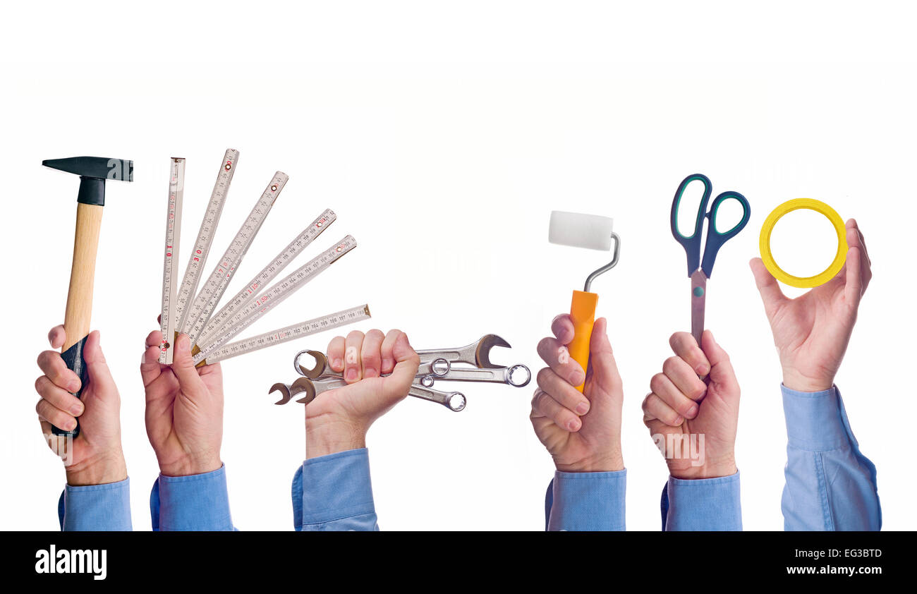 Tools handicraft craft Cut Out Stock Images & Pictures - Alamy