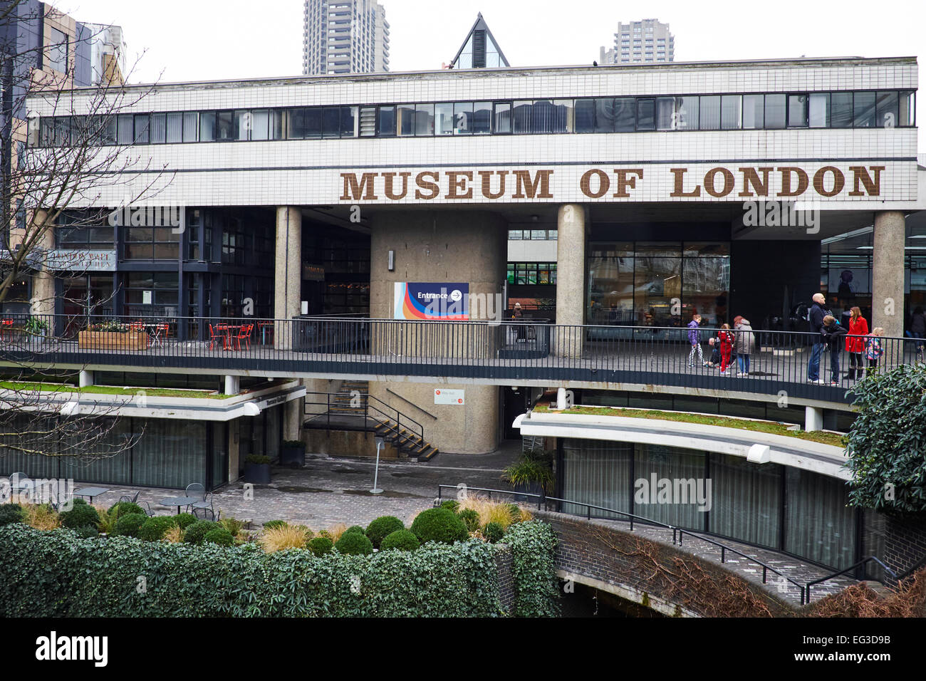 Entrance To The London Museum UK Stock Photo