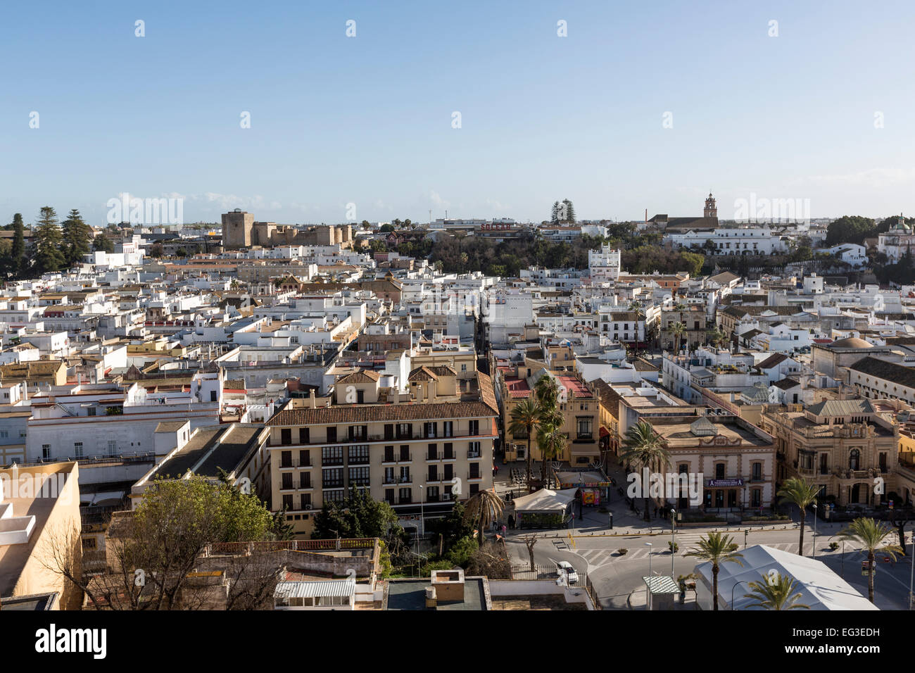 Sanlucar De Barrameda View From The Hotel Guadalquivir With The Stock Photo Alamy