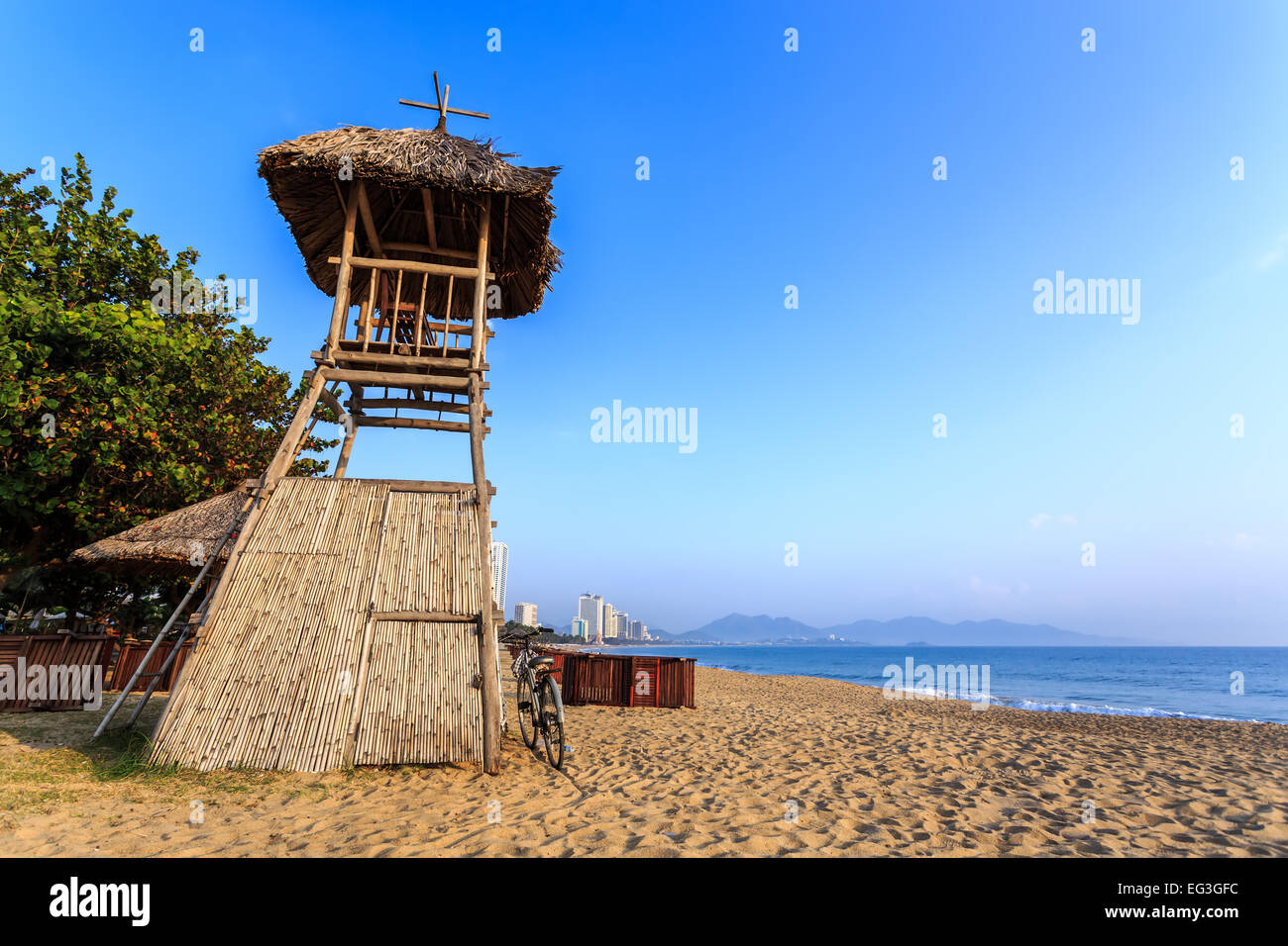 Nha Trang City Beach, Vietnam. Early Morning Stock Photo Alamy