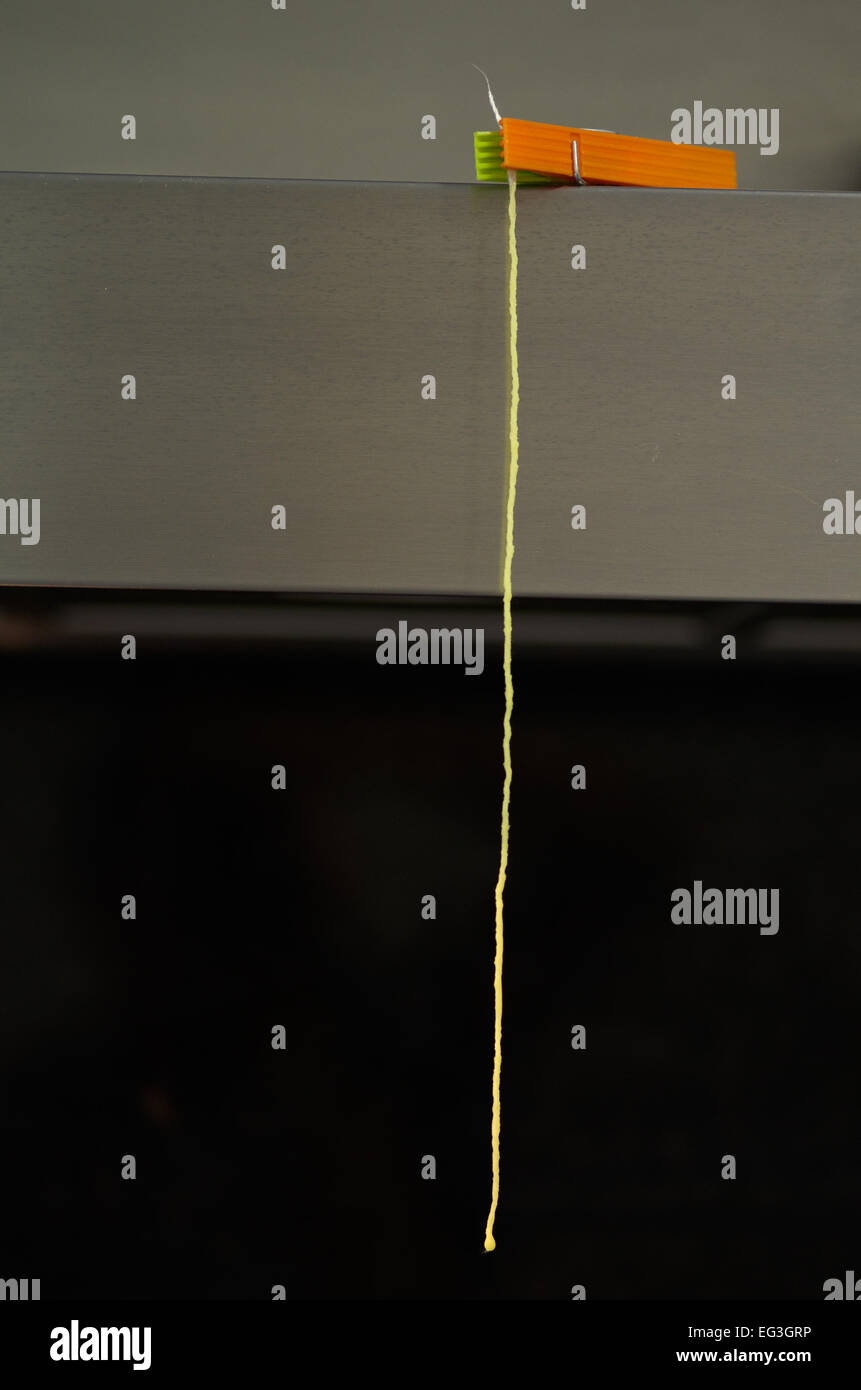 Candle wick drying out craft candles series Stock Photo Alamy