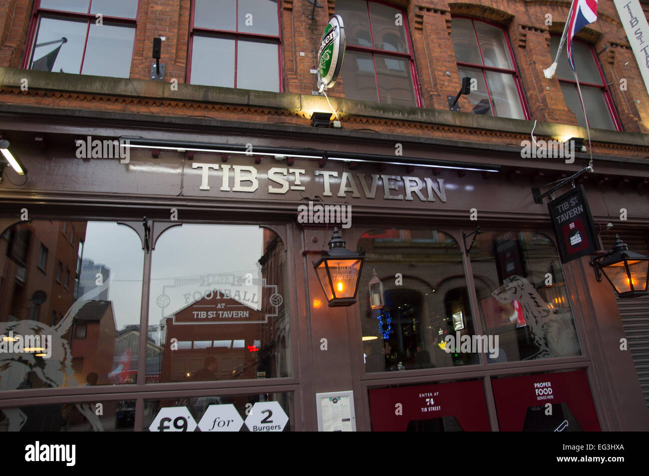 Tib st Tavern, Northern quarter, Manchester Stock Photo