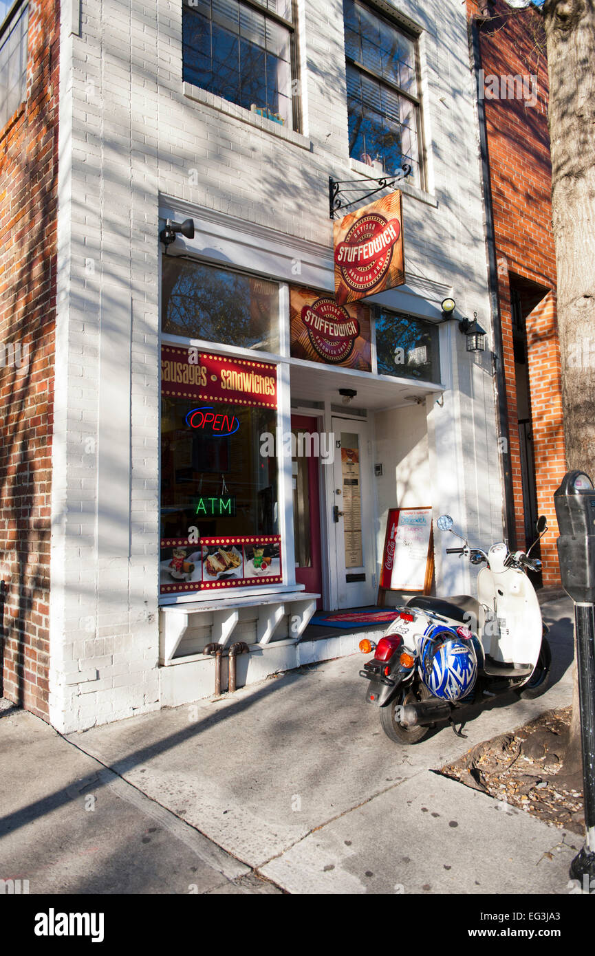 Stufftwich sandwich shop restaurant on Market Street, Wilmington, North Carolina Stock Photo