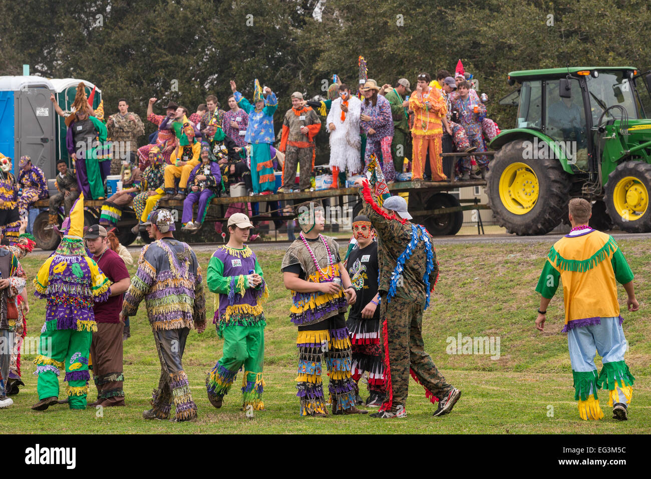 louisiana mardi gras chicken run
