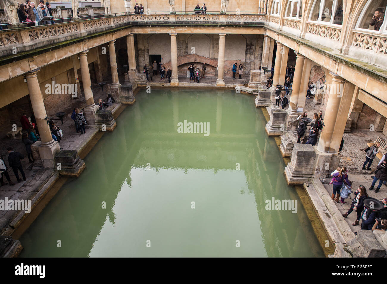 Roman Baths In Bath England Stock Photo Alamy