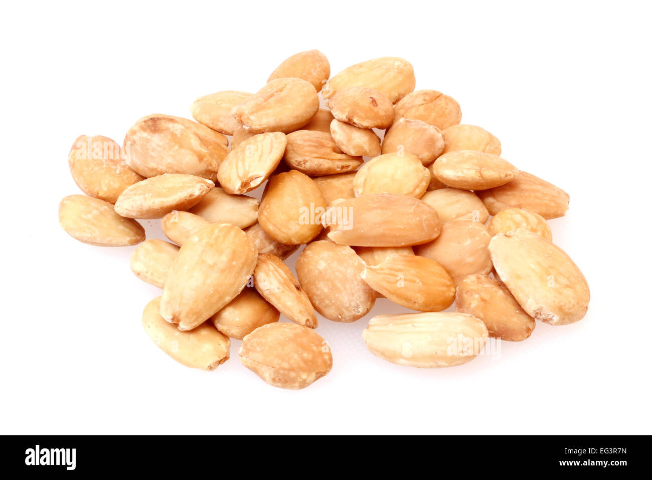 Delicious nutritious almonds nuts for hungry healthy Stock Photo