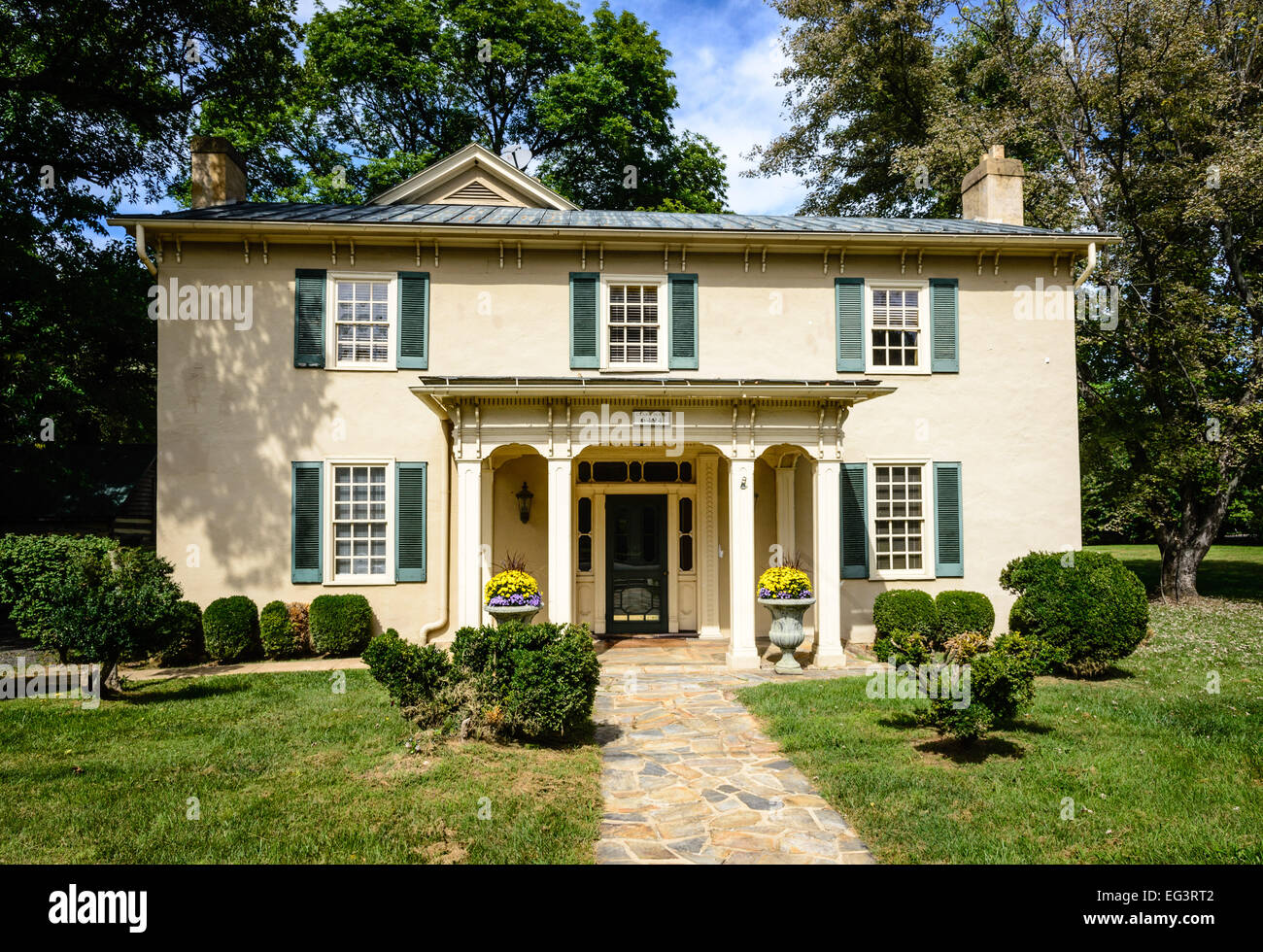 The Clarke House, Main Street, The Plains, Virginia Stock Photo Alamy