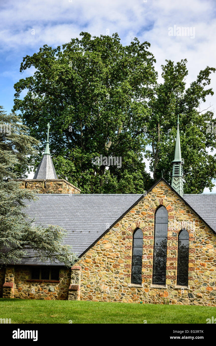 Grace Episcopal Church, Main Street, The Plains, Virginia Stock Photo