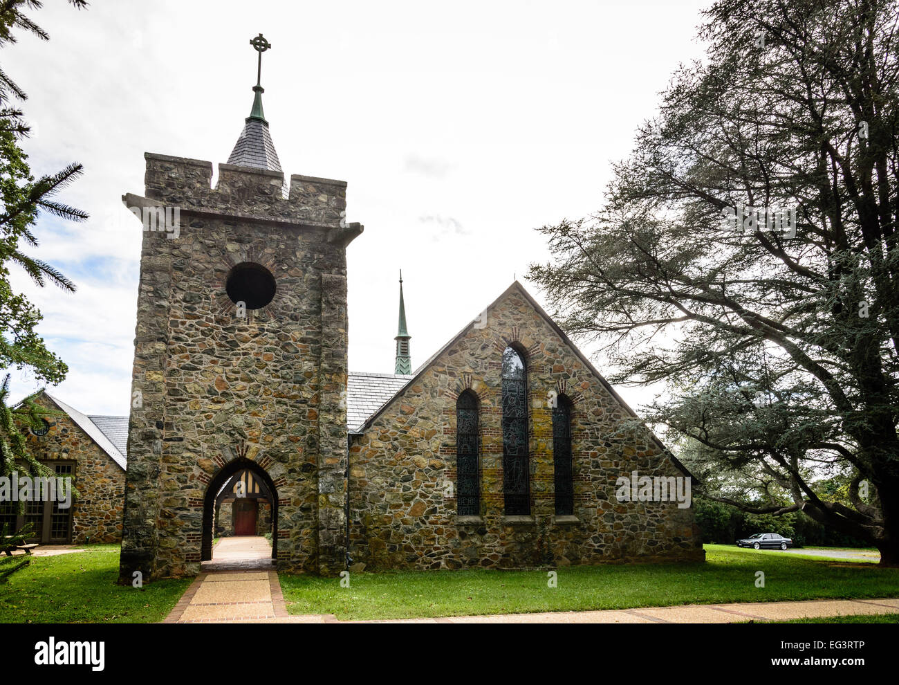 Church reconstructed in 20th century hires stock photography and